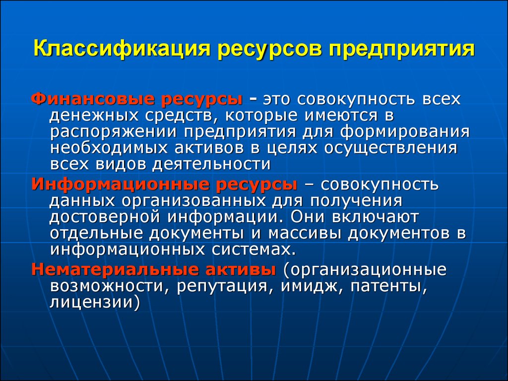 Экономическое использование ресурса. Ресурсы предприятия. Виды ресурсов предприятия. Основные ресурсы, используемые организацией – это:. Перечислите ресурсы предприятия..