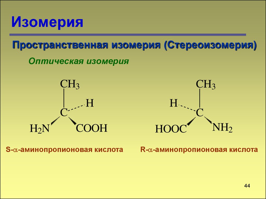 Изомерия возможна у