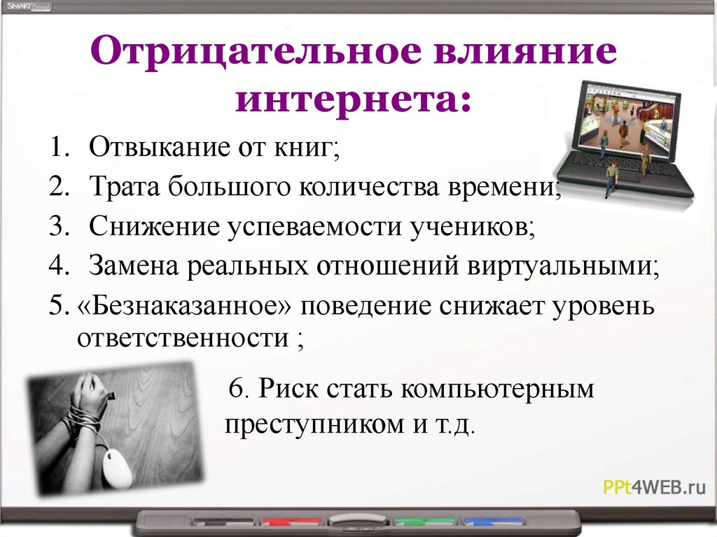 Презентация как интернет влияет на подростков