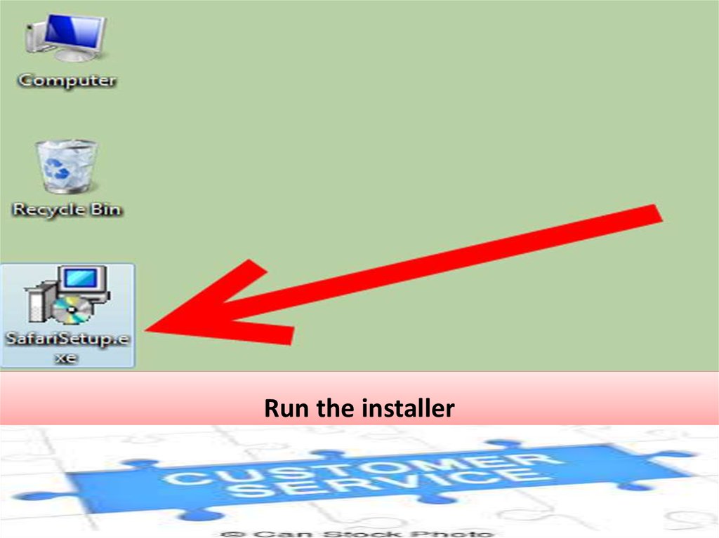 Run file linux. Installer.