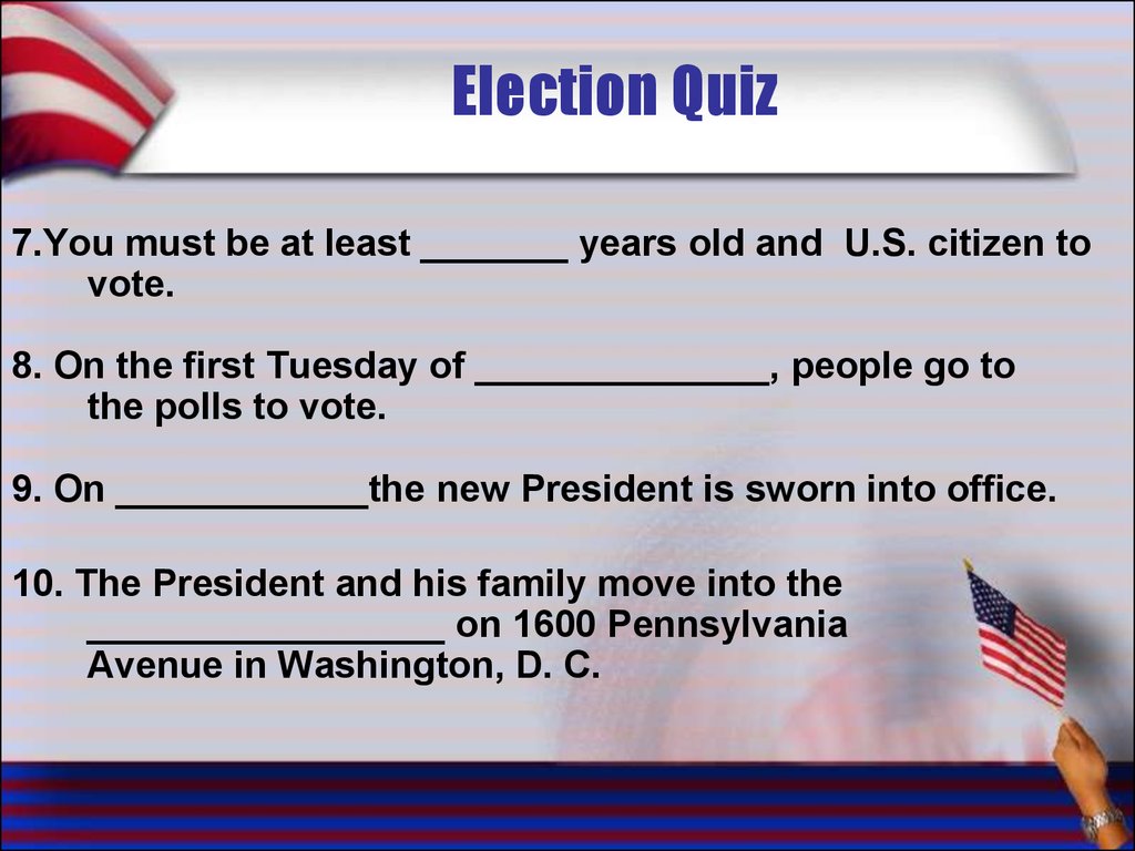 Election Quiz