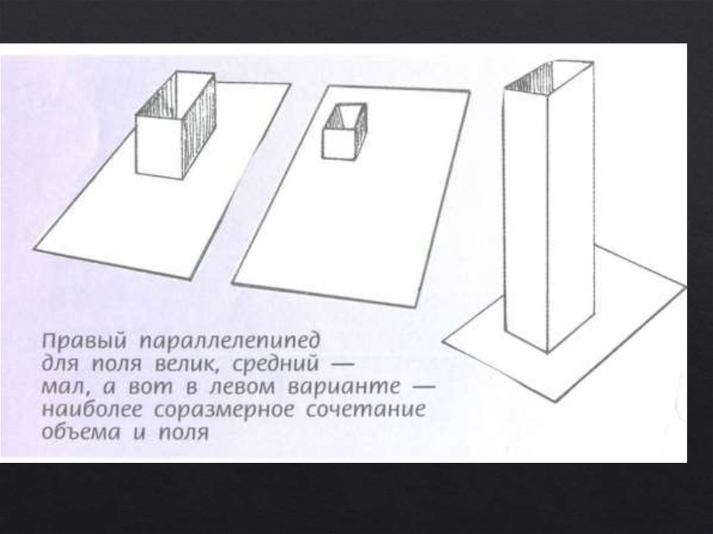 Изо 7 класс объемный макет