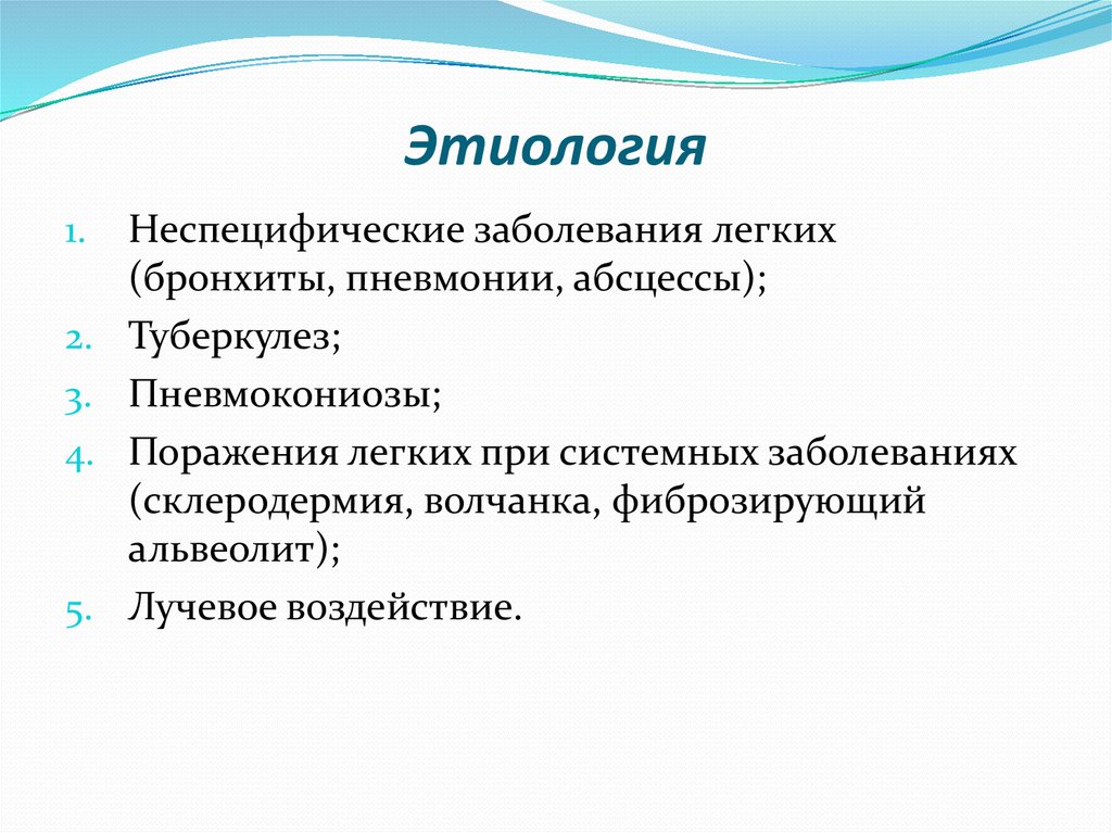 Патология внешнего дыхания презентация