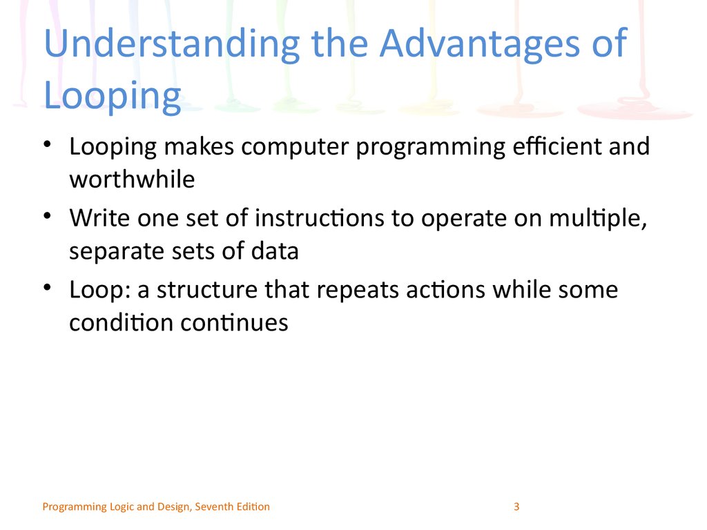 programming-logic-and-design-seventh-edition-chapter-5-looping