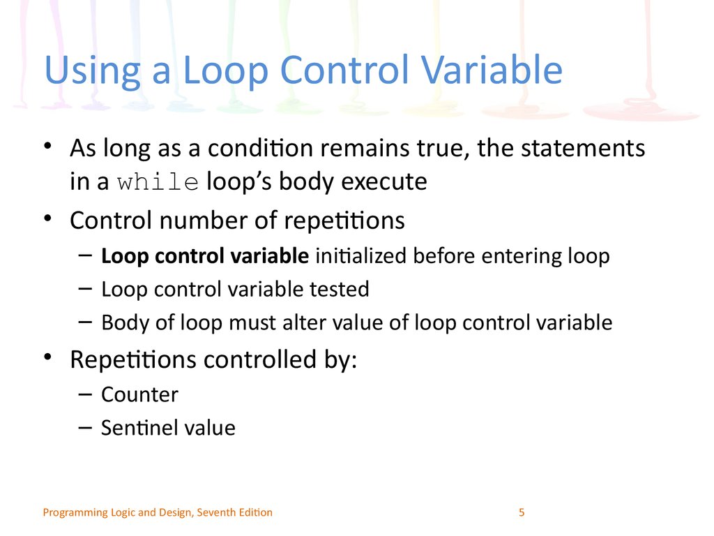 Using a Loop Control Variable