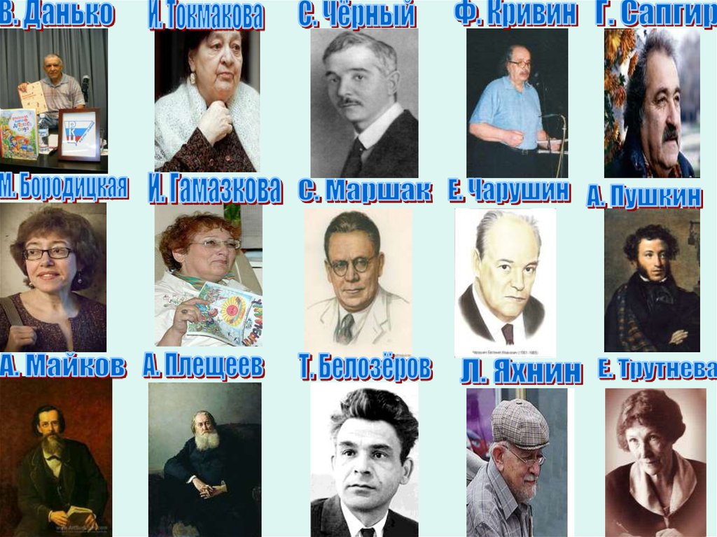 Известные писатели на букву в. Русские Писатели. Детские Писатели и поэты. Русские детские Писатели и поэты. Известные детские Писатели.