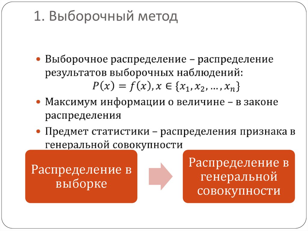 10 выборка. Выборочный метод в статистике. Теоретические основы выборочного метода. Методы выборочного исследования. Методы проведения выборки.