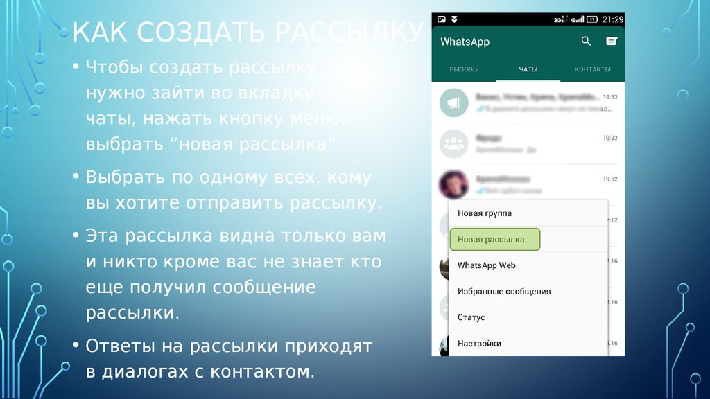 Описание группы в ватсапе пример