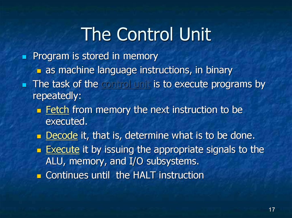 Юнит программа. Machine language. Decode it.