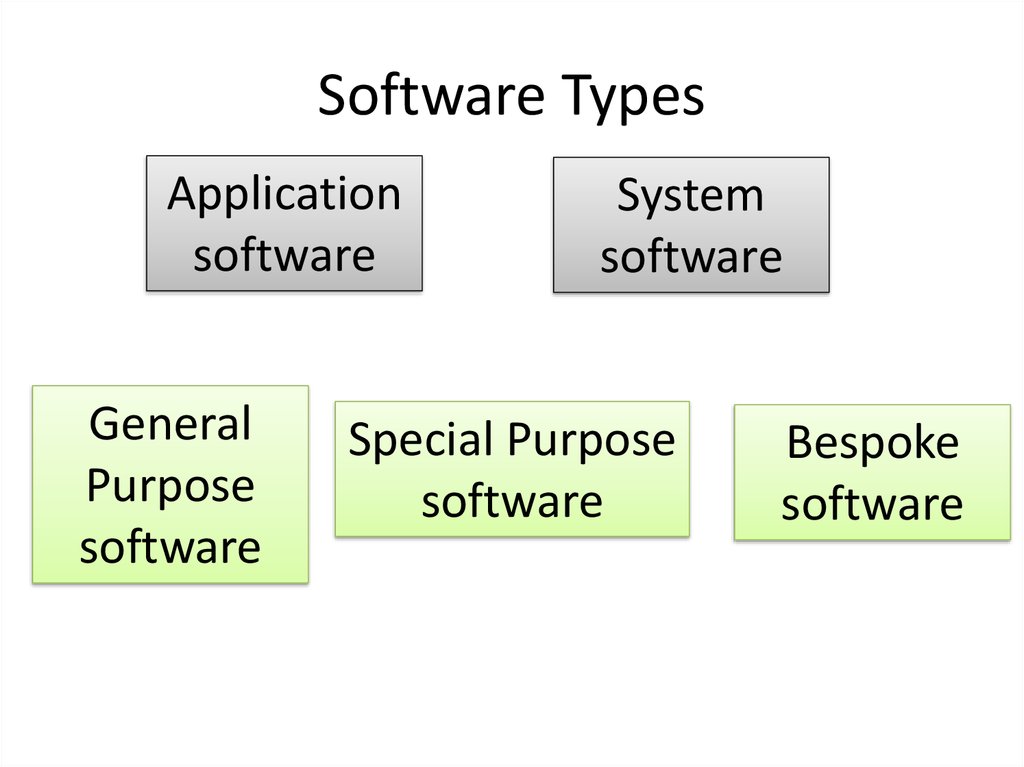 Software Types