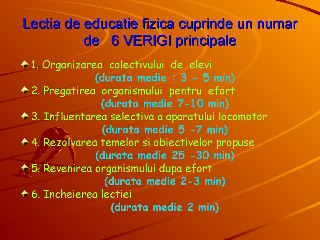 Lectia De Educatie Fizica Si Sport Online Presentation