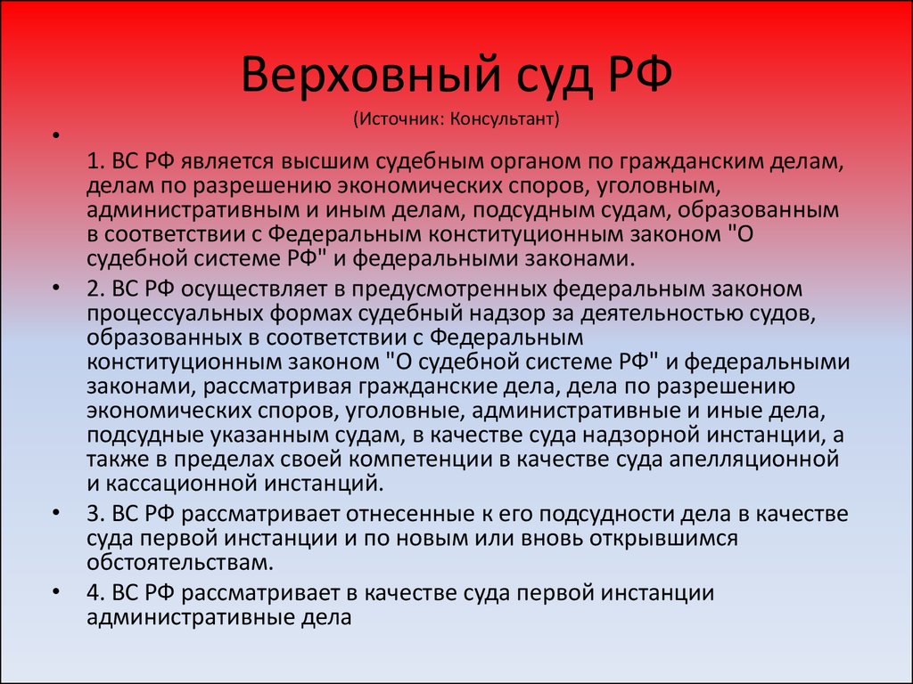 Полномочия суда надзорной инстанции презентация