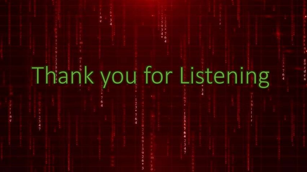 Thank you for Listening
