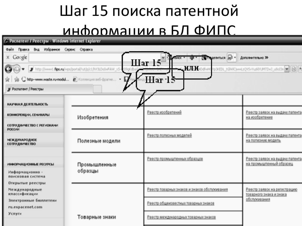 Фипс информационно поисковая система