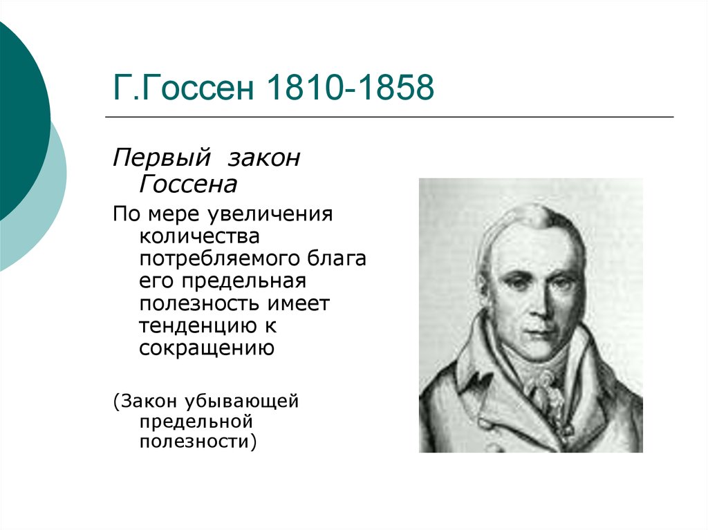 Герман генрих госсен презентация