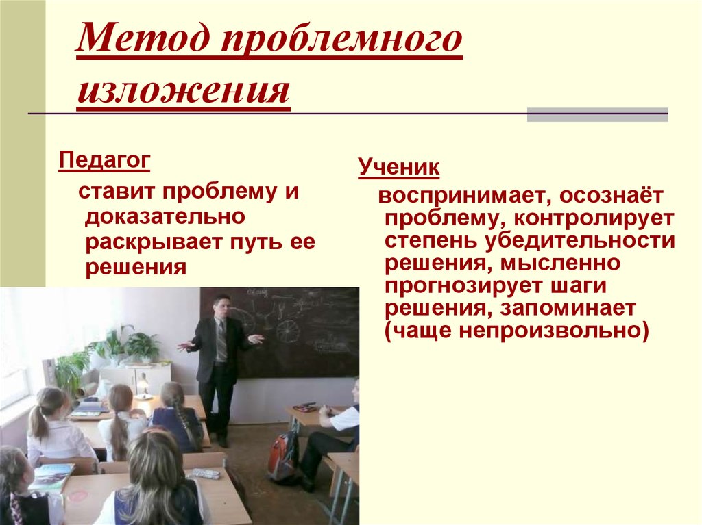 Применение в обучении. Метод проблемного изложения. Проблемное изложение знаний метод обучения. Метод проблемного изложения примеры. Метод проблемного изложения схема.