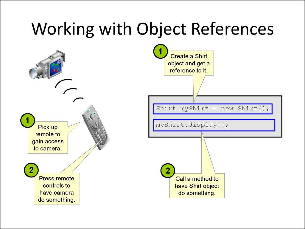Working with Object References