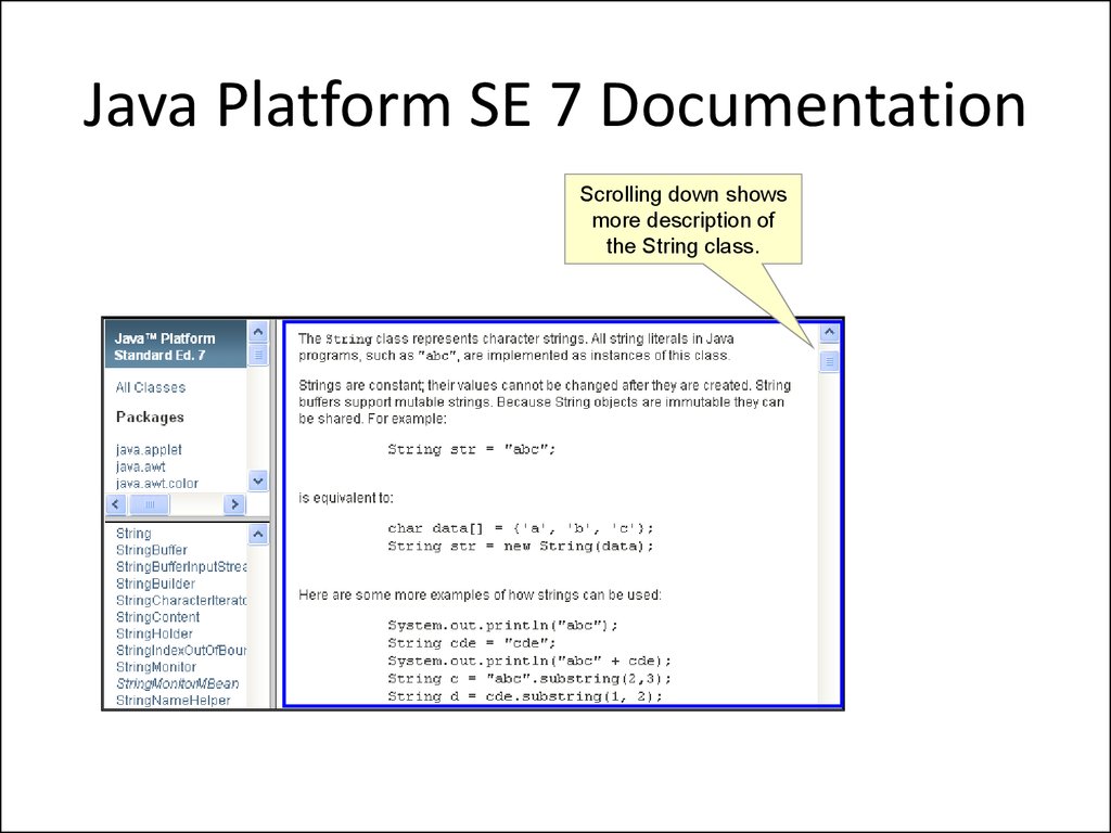 Java Platform SE 7 Documentation