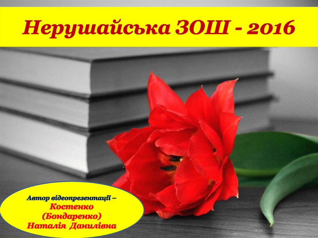 Нерушайська ЗОШ - 2016