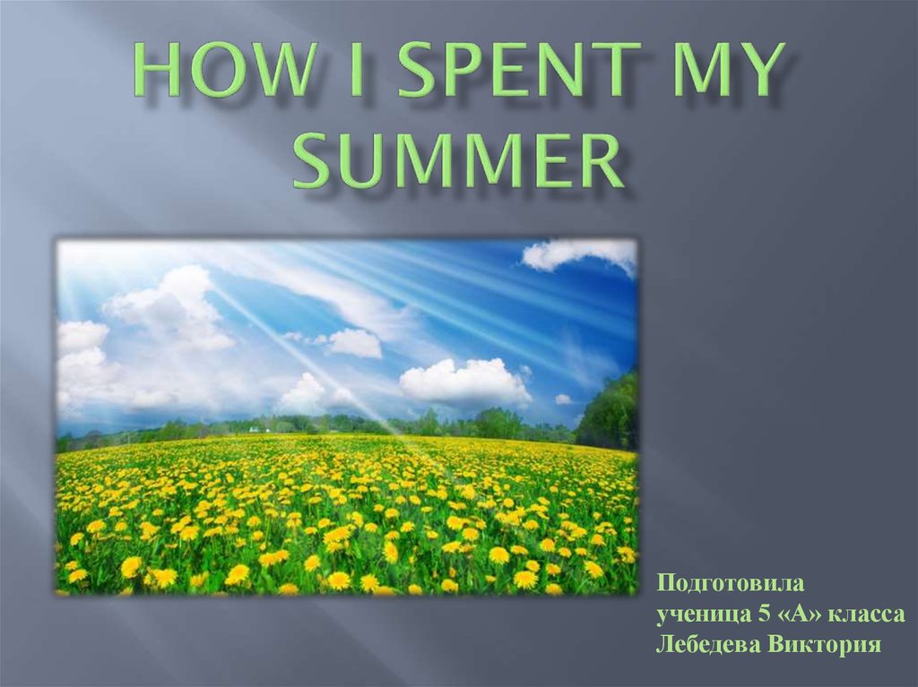 How did i spend summer. Проект лето. Проект my Summer. Проект how i spent my Summer 5 класс. My Summer презентация.