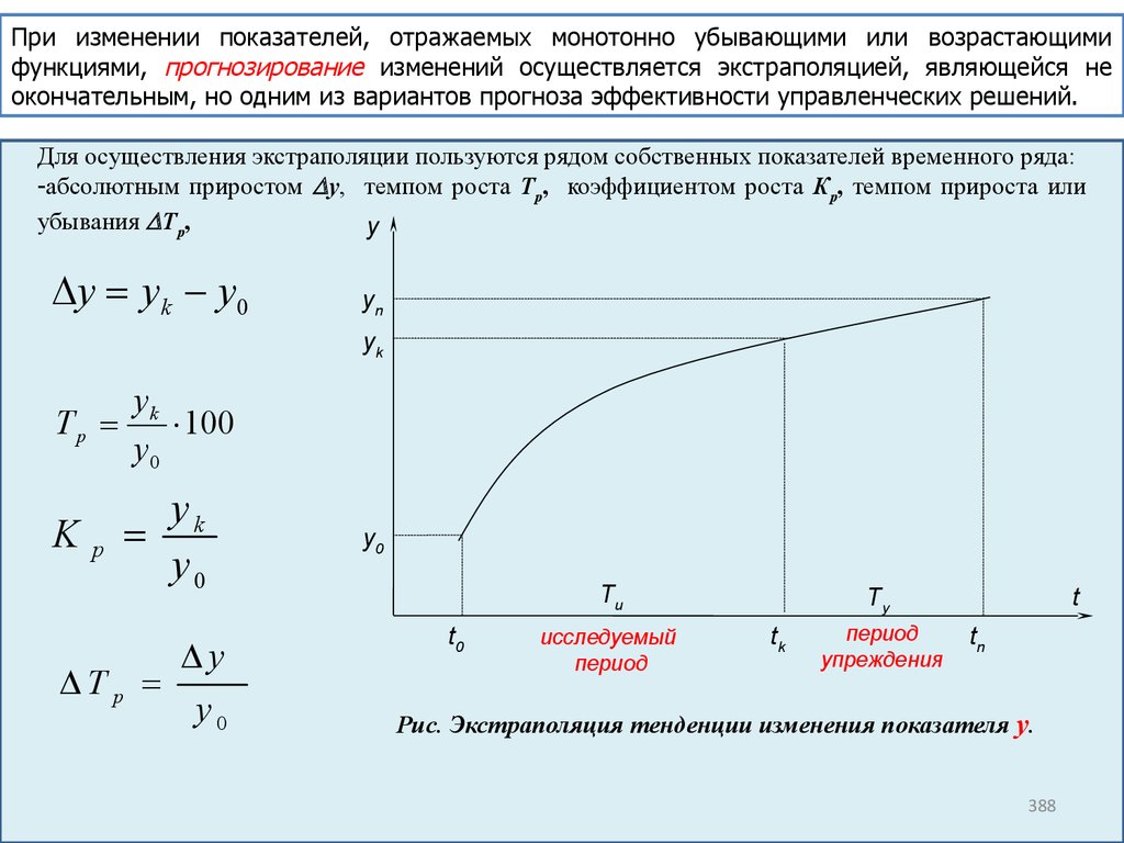 Изменение показателя на 10. Тенденции изменения прогноза. Экстраполяция полиномом. Экстраполяция задачи с решением. Экстраполяция функции формула.