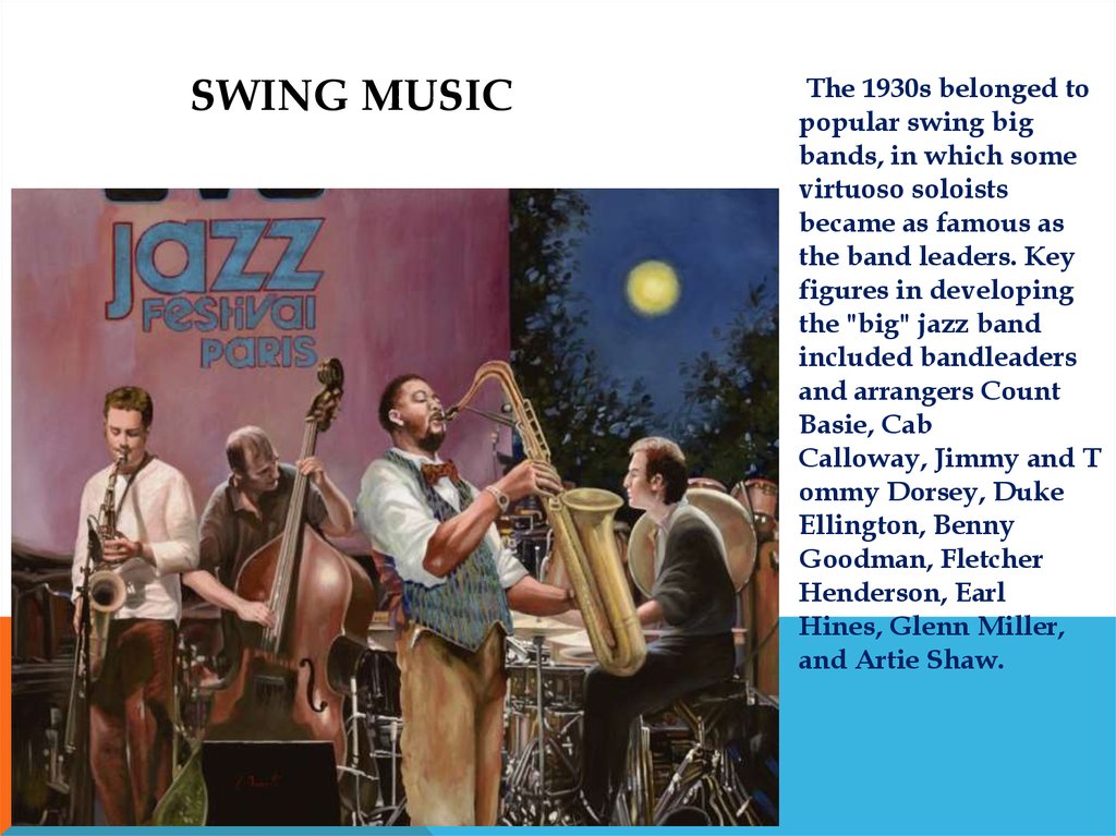 The history of jazz online presentation