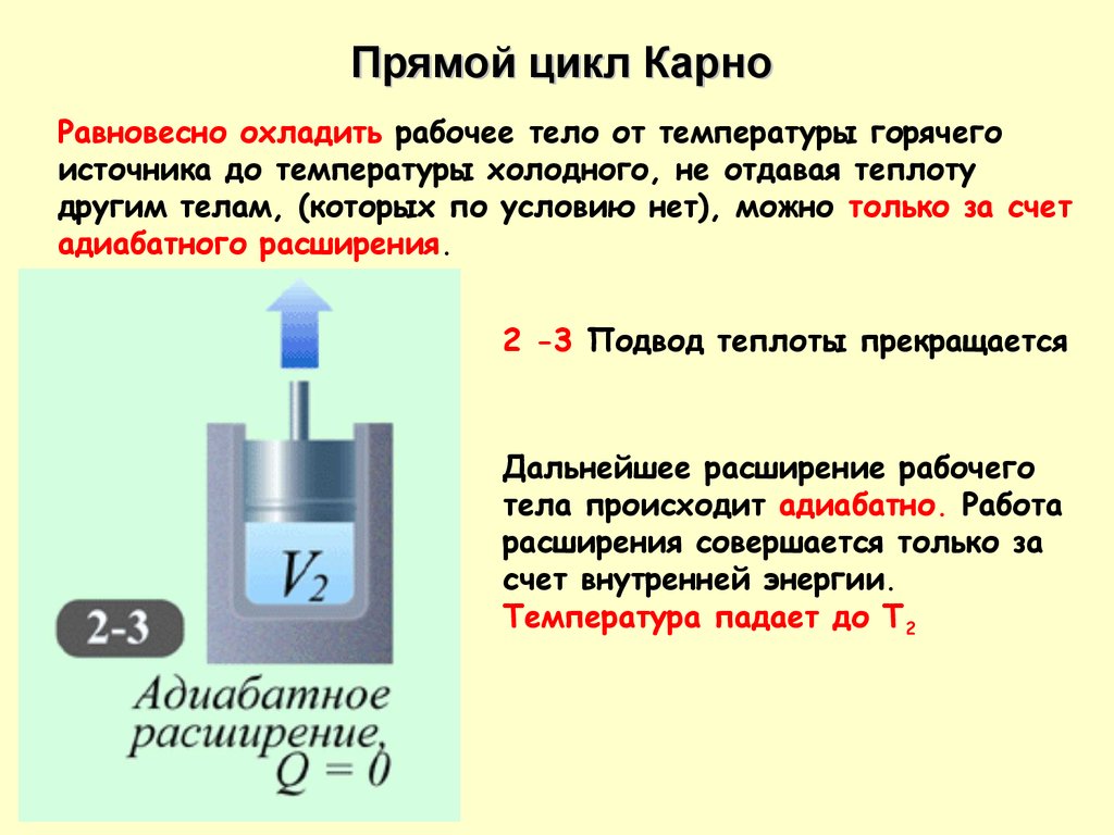 Исследуя цикл карно можно определить