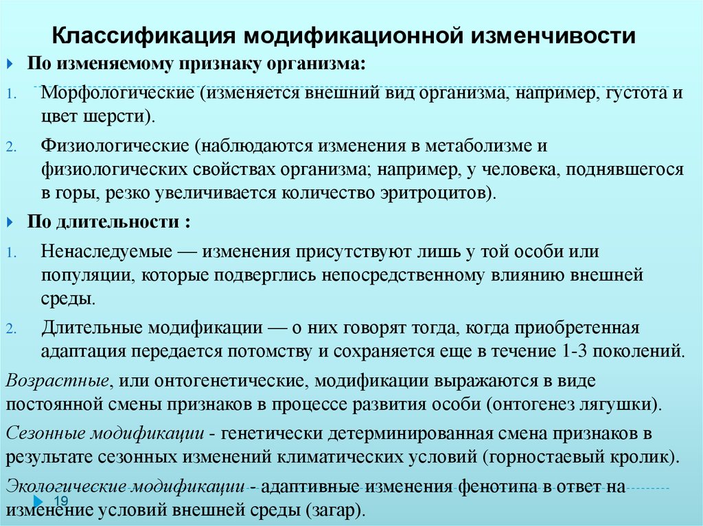 Признаки смены. Классификация модификационной изменчивости. Условная классификация модификационной изменчивости. Классификация модификаций. Классификация модификационной изменч.