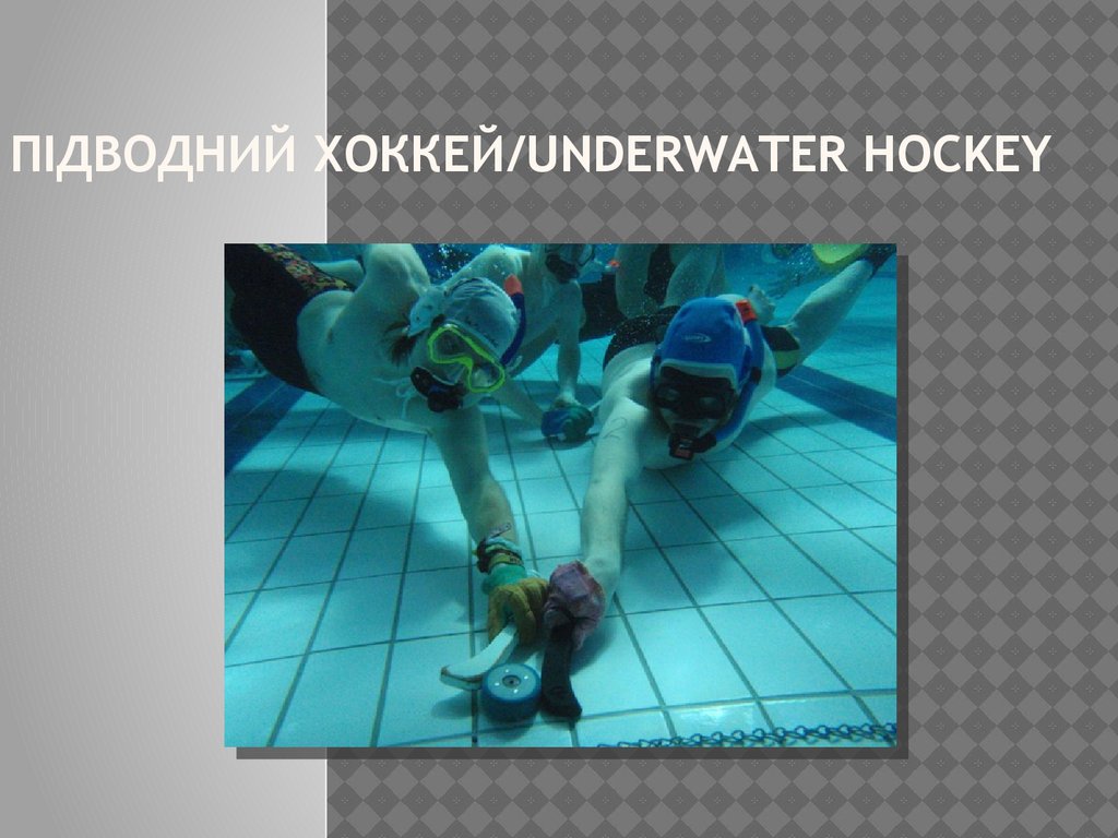 підводний хоккей/Underwater hockey