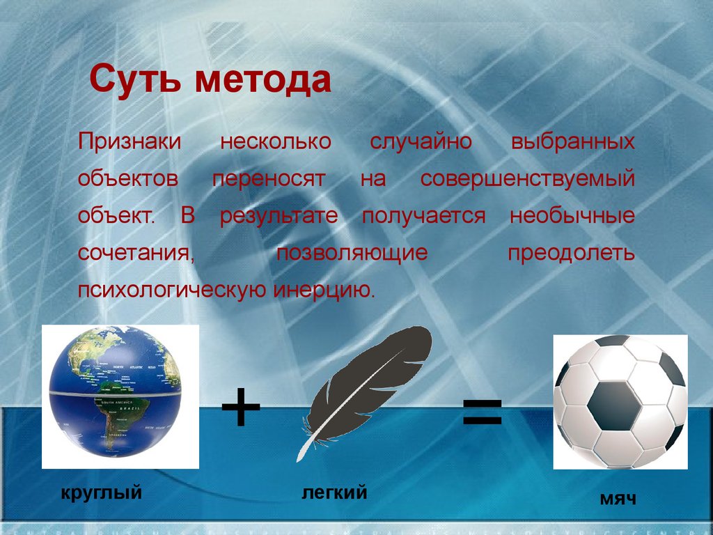 Метод фокальных объектов картинки