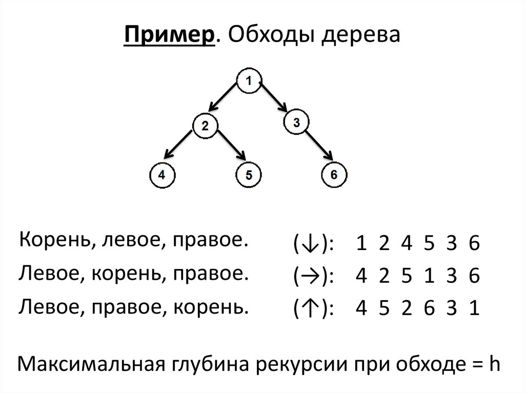 Левый корень. Обход бинарного дерева. Обход бинарного дерева в глубину. Префиксный порядок обхода дерева. Инфиксный обход бинарного дерева.