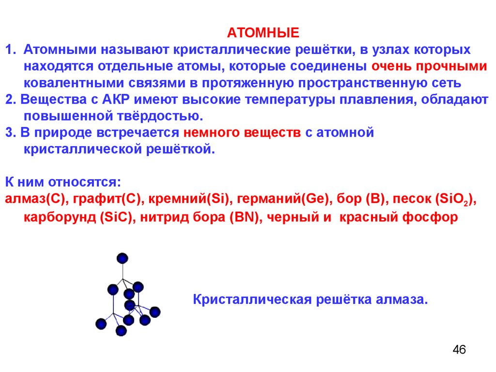 Химическая связь в кристалле