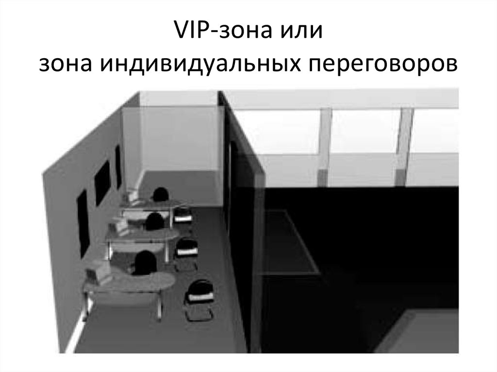 VIP-зона или зона индивидуальных переговоров