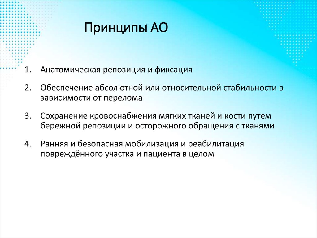 Принципы АО