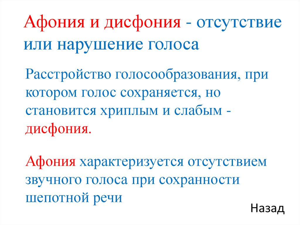 Нарушение голоса афония. Дисфония афония это. Классификация нарушений голоса. Афония это в неврологии. Афония виды.