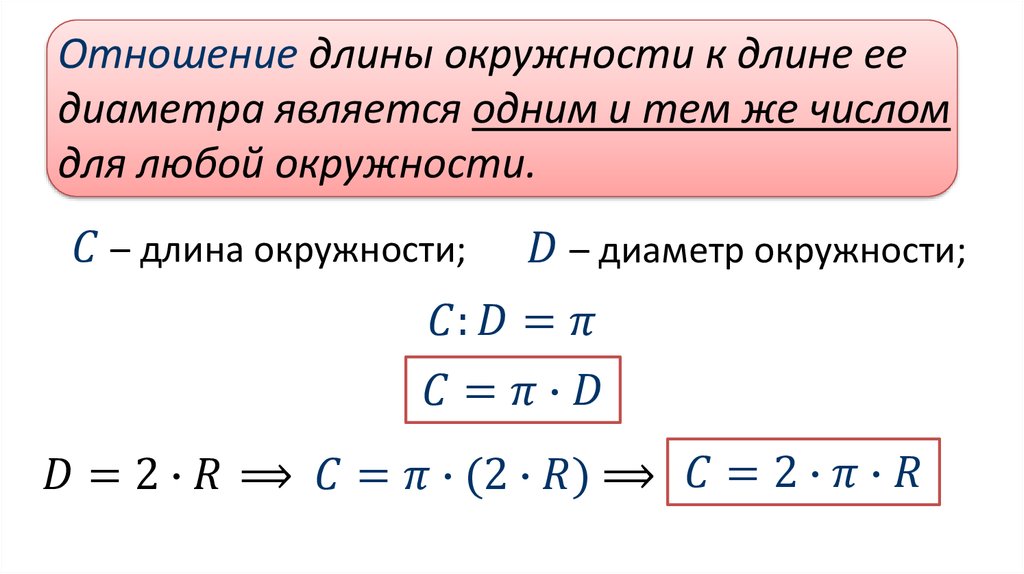 Обхват формула