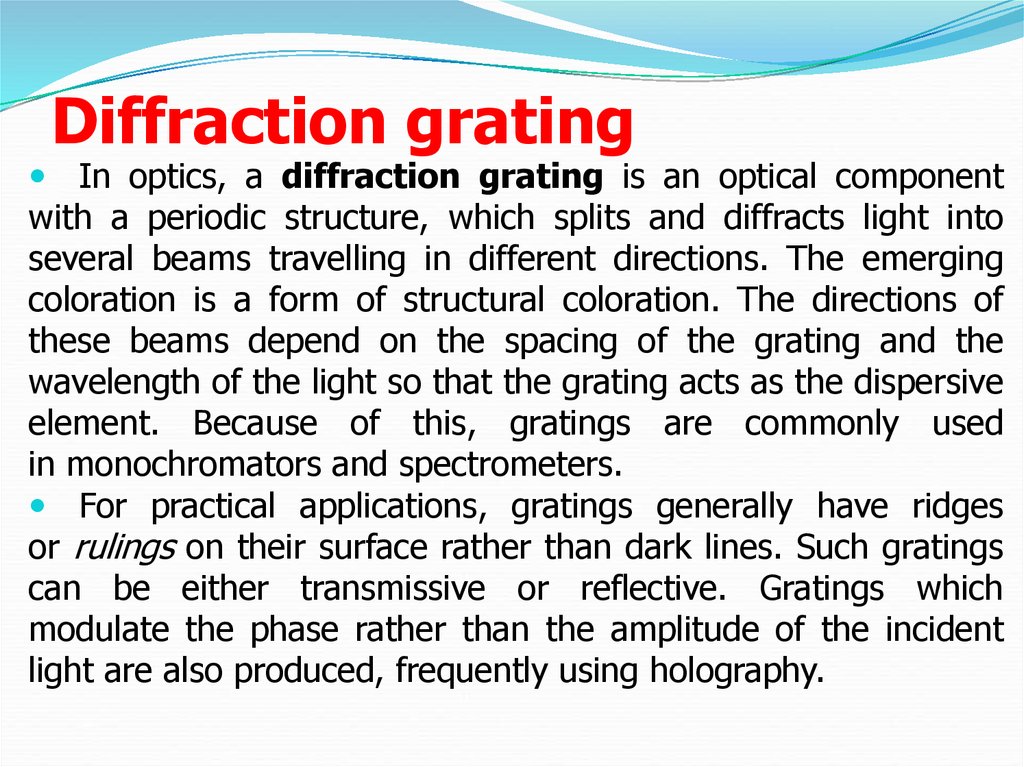 grating in physics