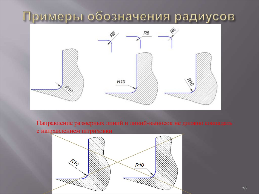 Линия гиба на чертеже