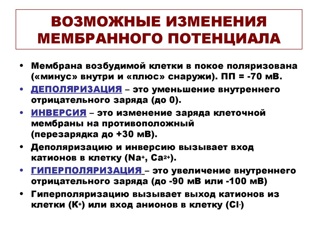 Возможны изменения