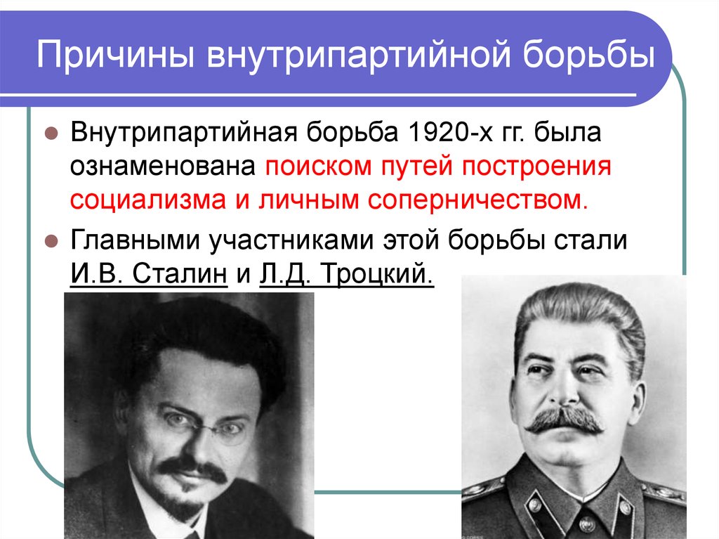 Начало внутрипартийной борьбы. Внутрипартийная борьба в 20-е годы. Этапы внутрипартийной борьбы 1920. Причины внутрипартийной борьбы. Внутрипартийная борьба Сталина.