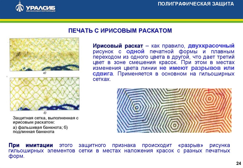 Защитный рисунок на документы