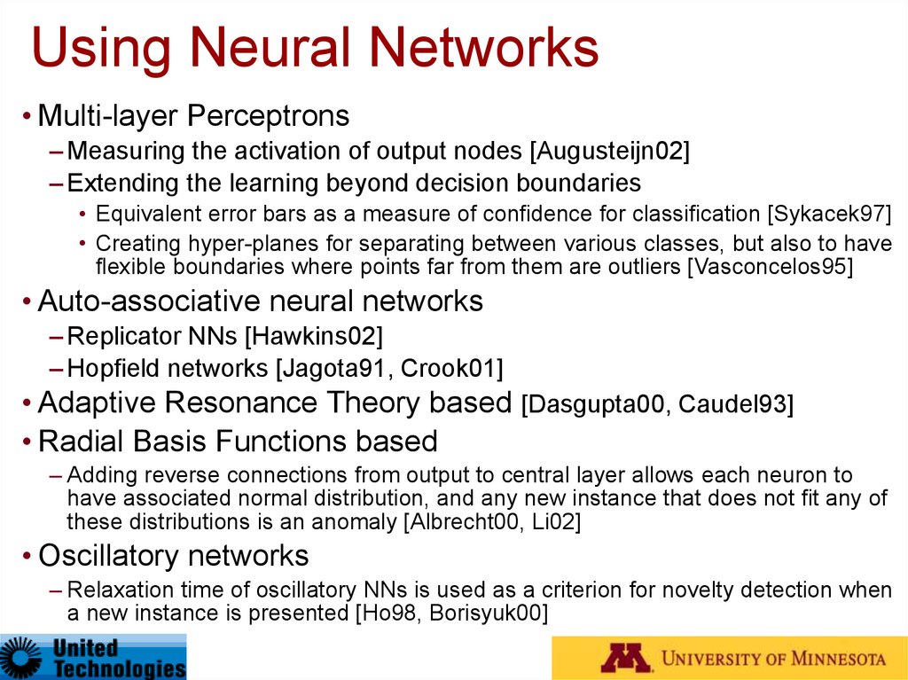Using Neural Networks
