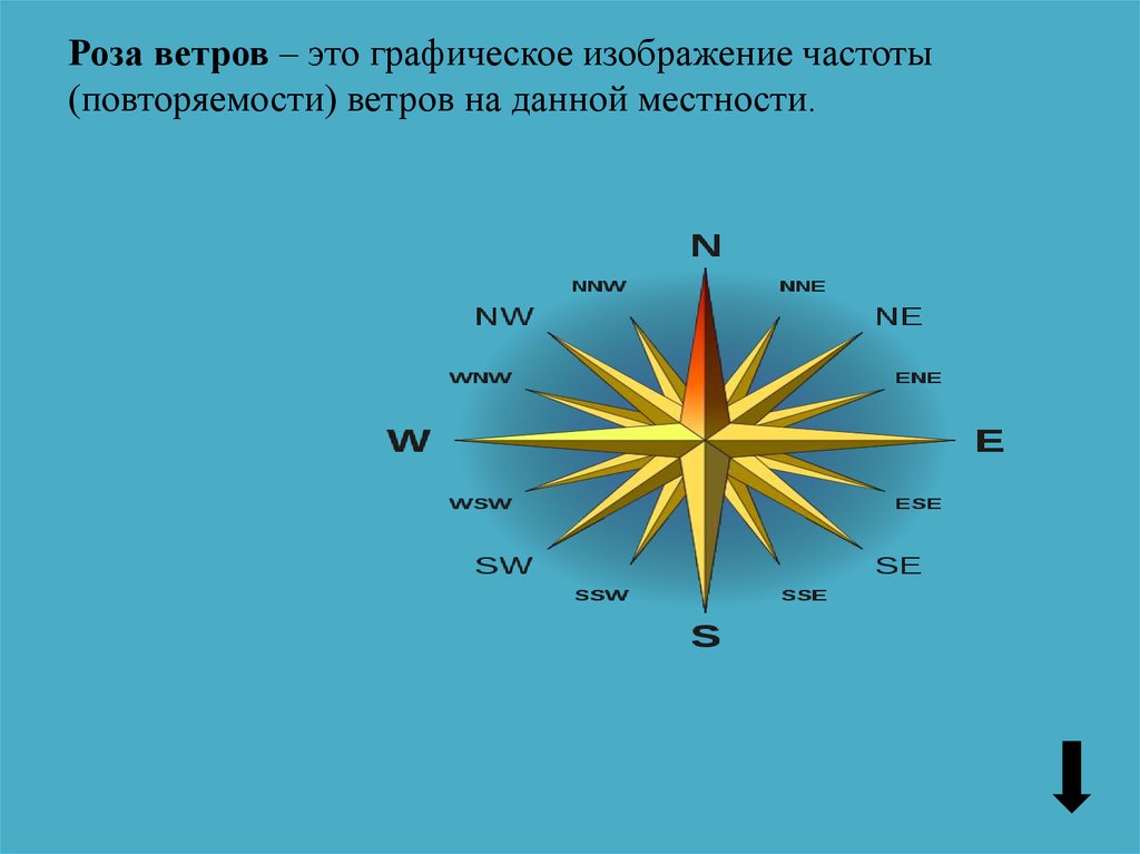 Направление каких ветров показано на схеме лето зима