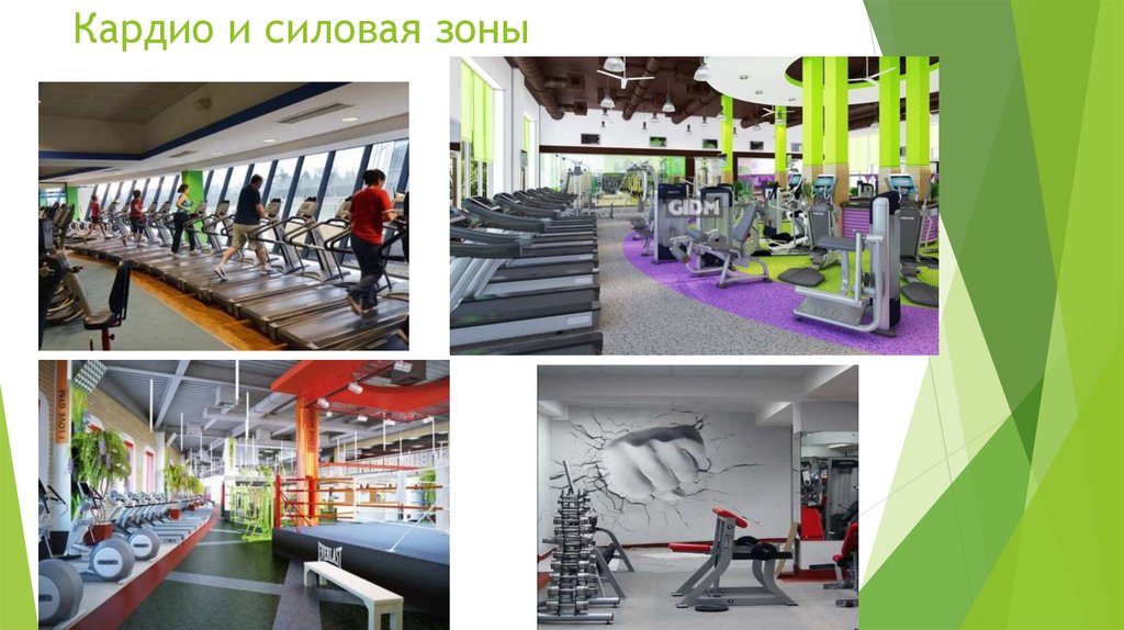 Кардио и силовая зоны