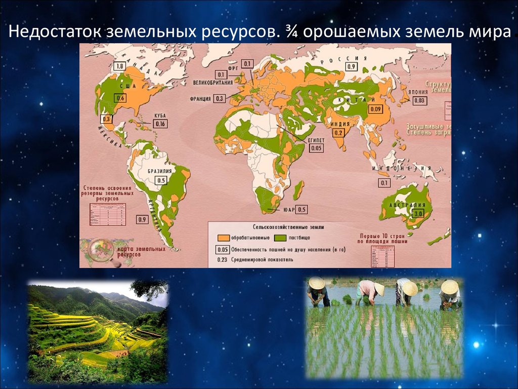 Характеристика земельных и лесных ресурсов