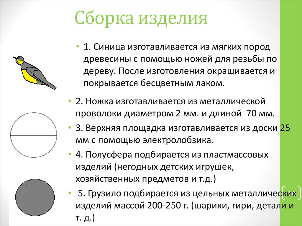 Сборка изделия