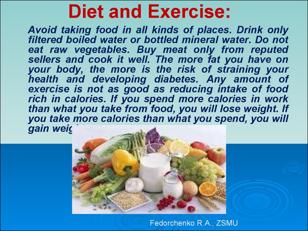 Diet and Exercise: