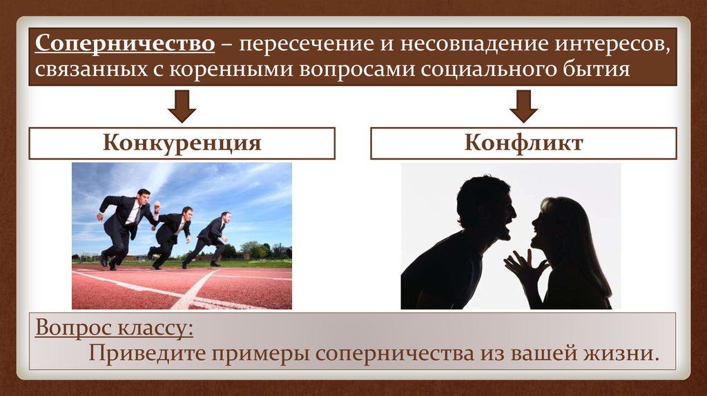 Конфликт вопрос. Соперничество примеры. Примеры соперничество пример. Конкуренция и конфликт в социологии. Соперничество в конфликте.