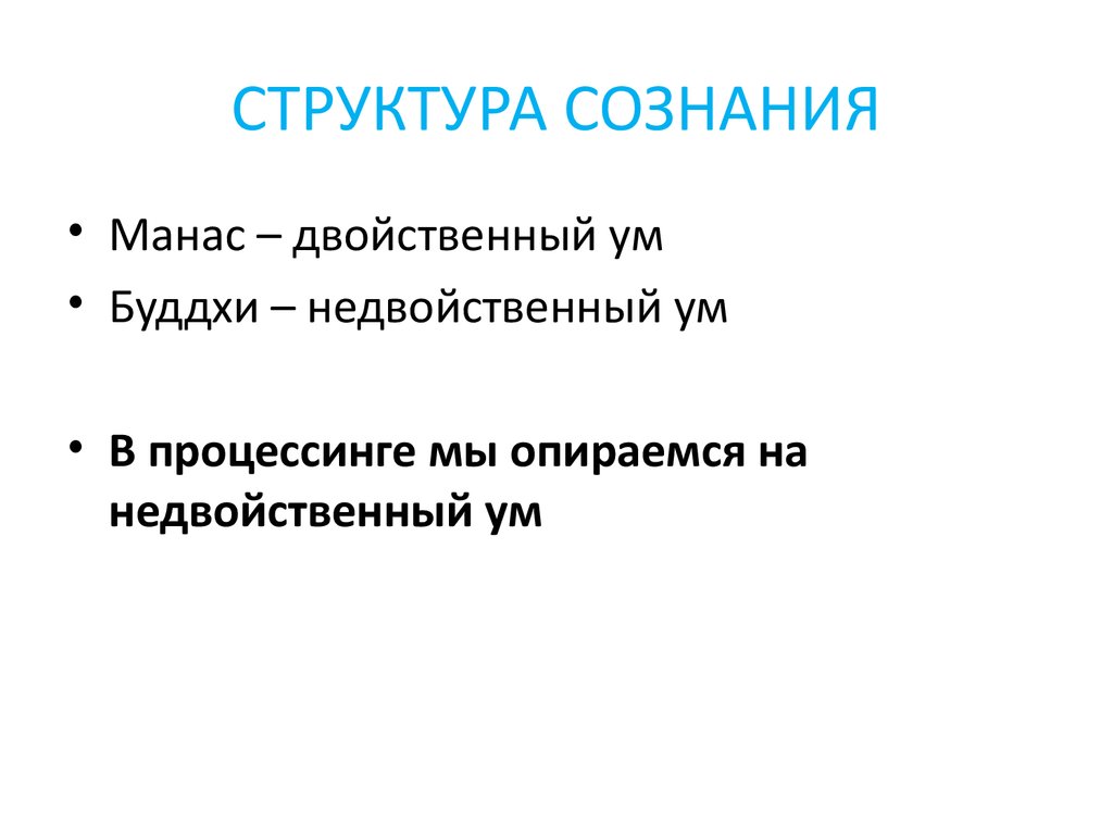 Структура сознания по в п зинченко схема