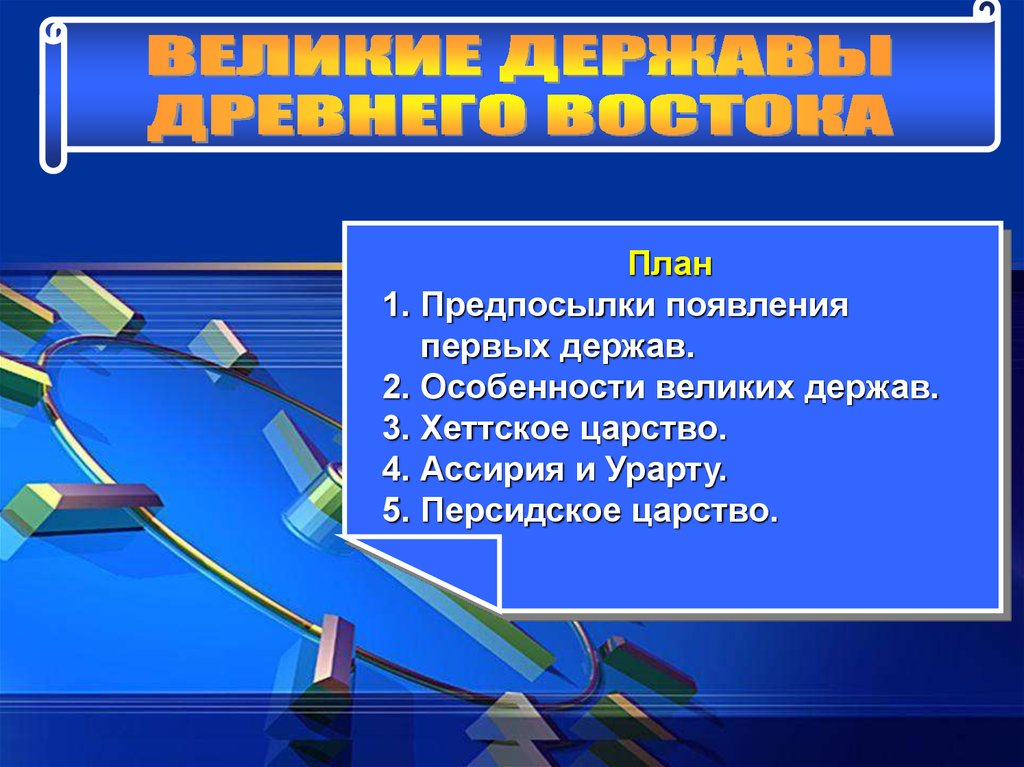 Великие державы древнего востока презентация